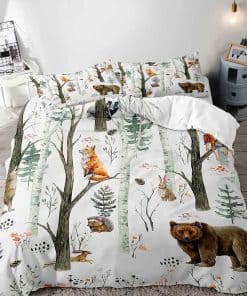 Juego de Funda Nórdica de 2 Piezas VIVIHOME, Animales del