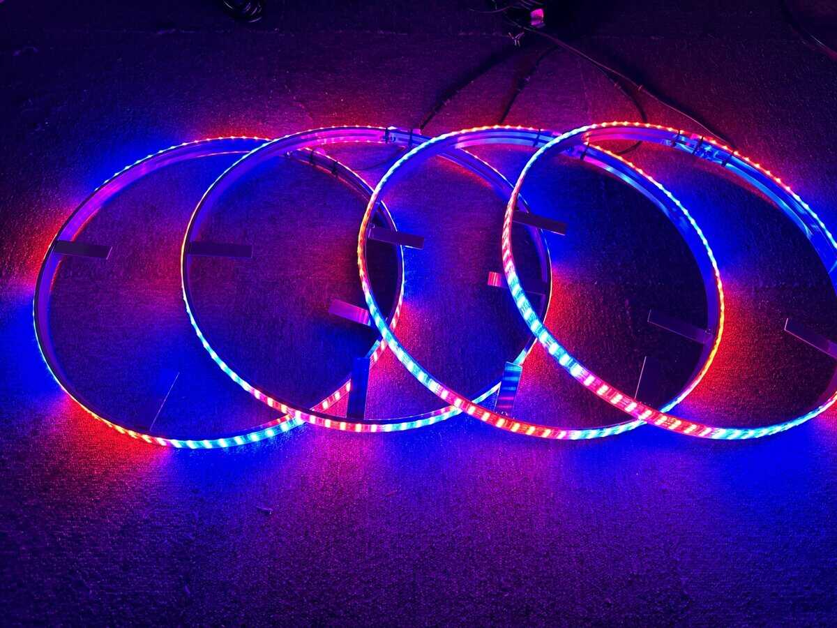 Luces de aro de rueda Sando Tech Triple Row 17.5'' de Color - Imagen 5