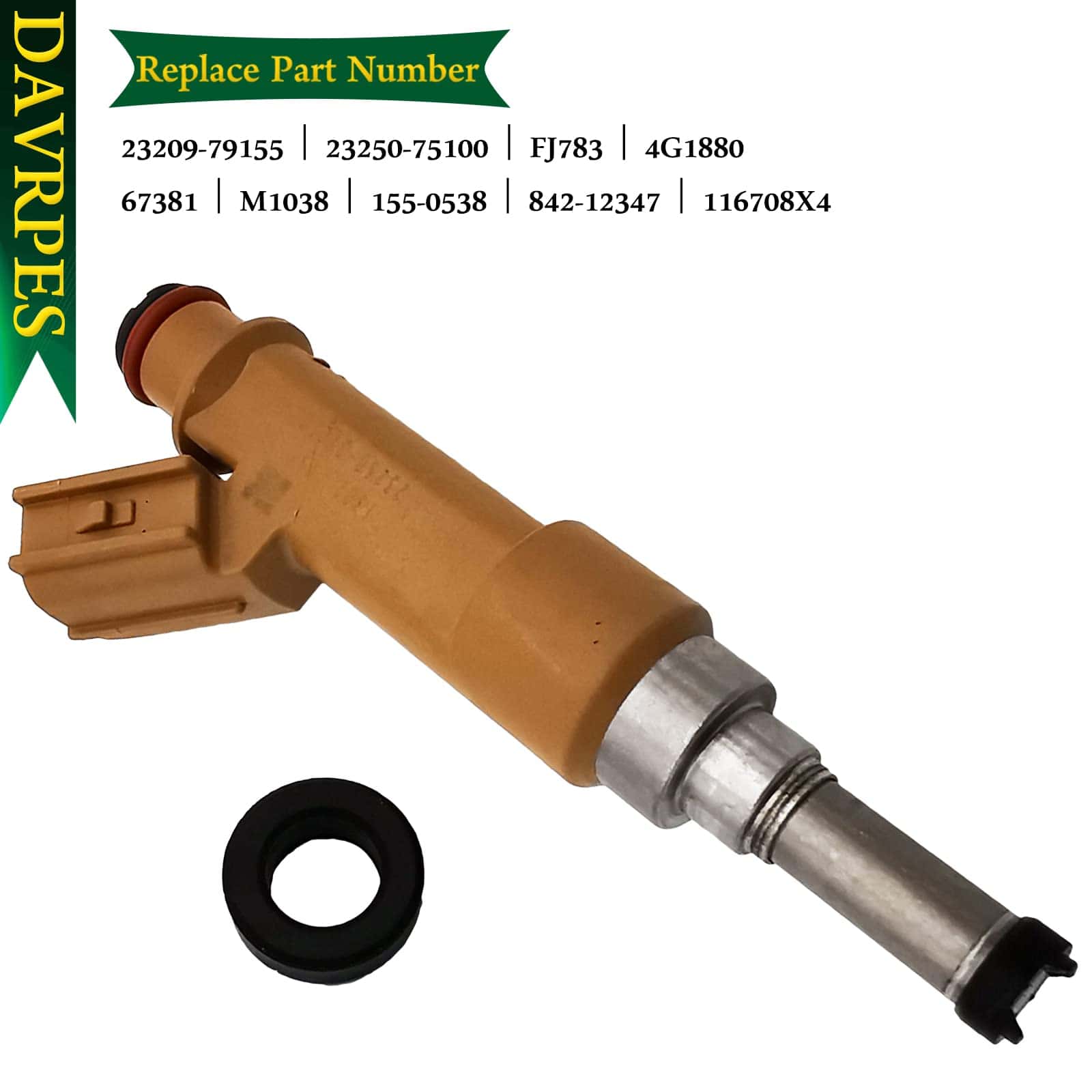 DAVRPES 4PCS FJ783 23209-79155 Inyector de Combustible - Imagen 4