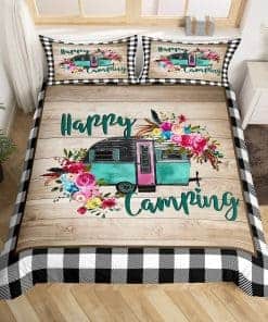 Juego de Funda de Edredón RV Happy Travelling para Cama