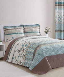 Juego de Colcha Reversible de Funda de Edredón de 2 Piezas