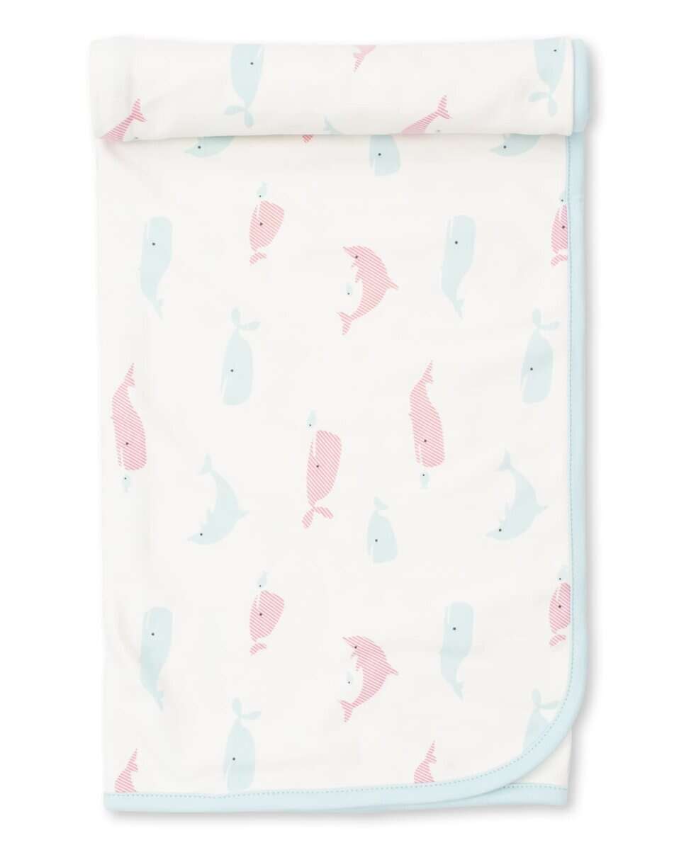 Manta de impresión de ballenas de Kissy Kissy Love -