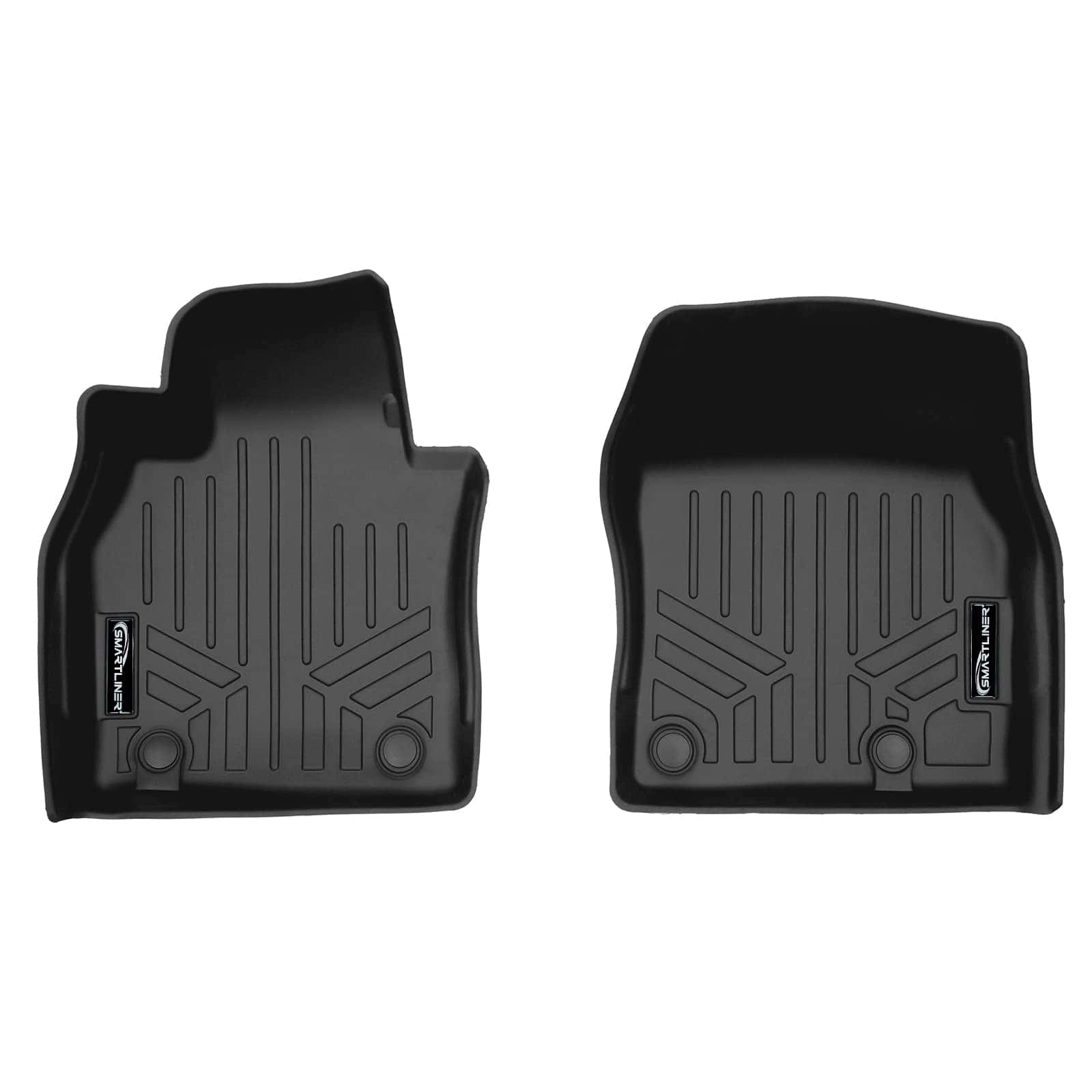 Juego de almohadillas de piso negras a medida para la