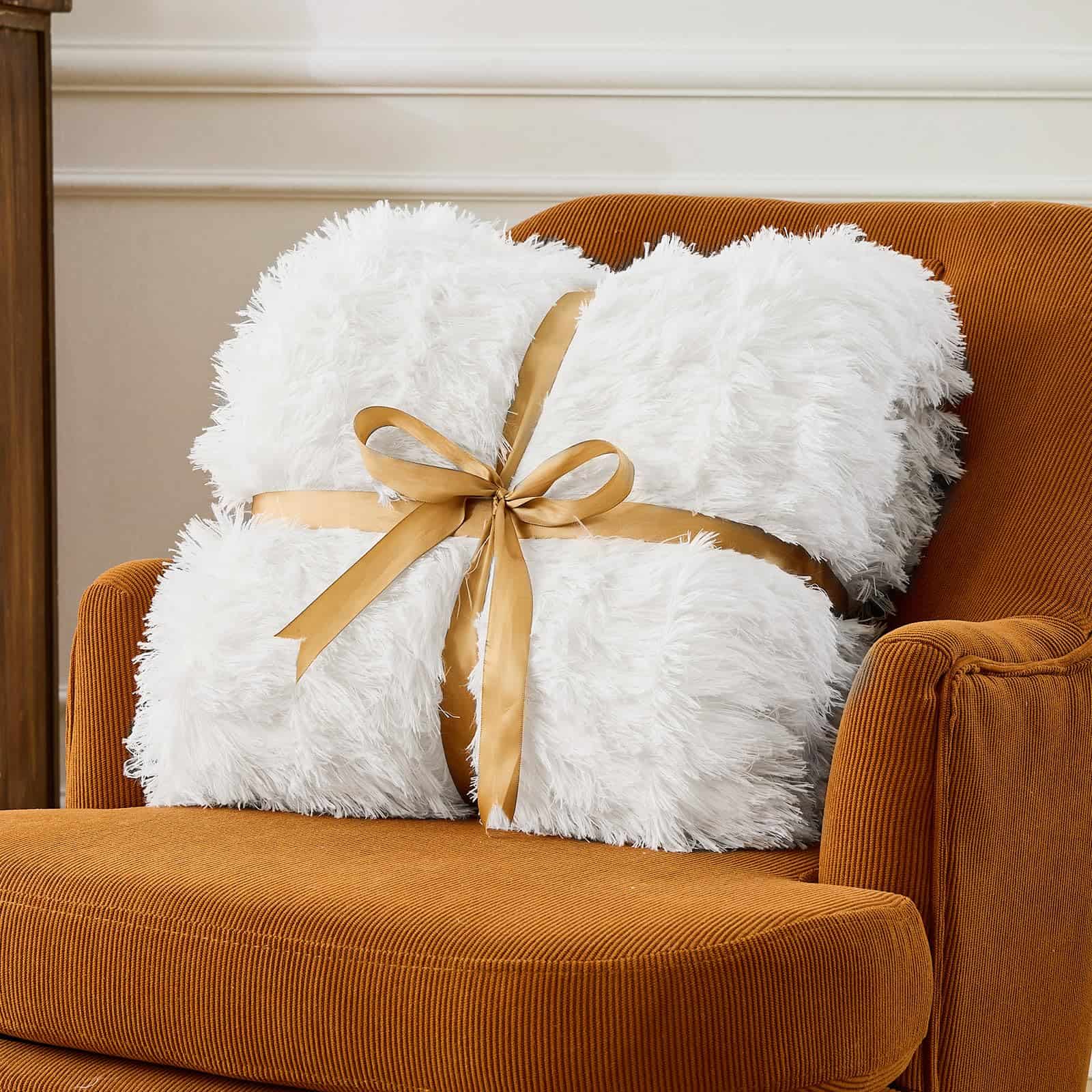 Manta Ponderada de Piel Sintética para Adultos -Blanco - Imagen 7