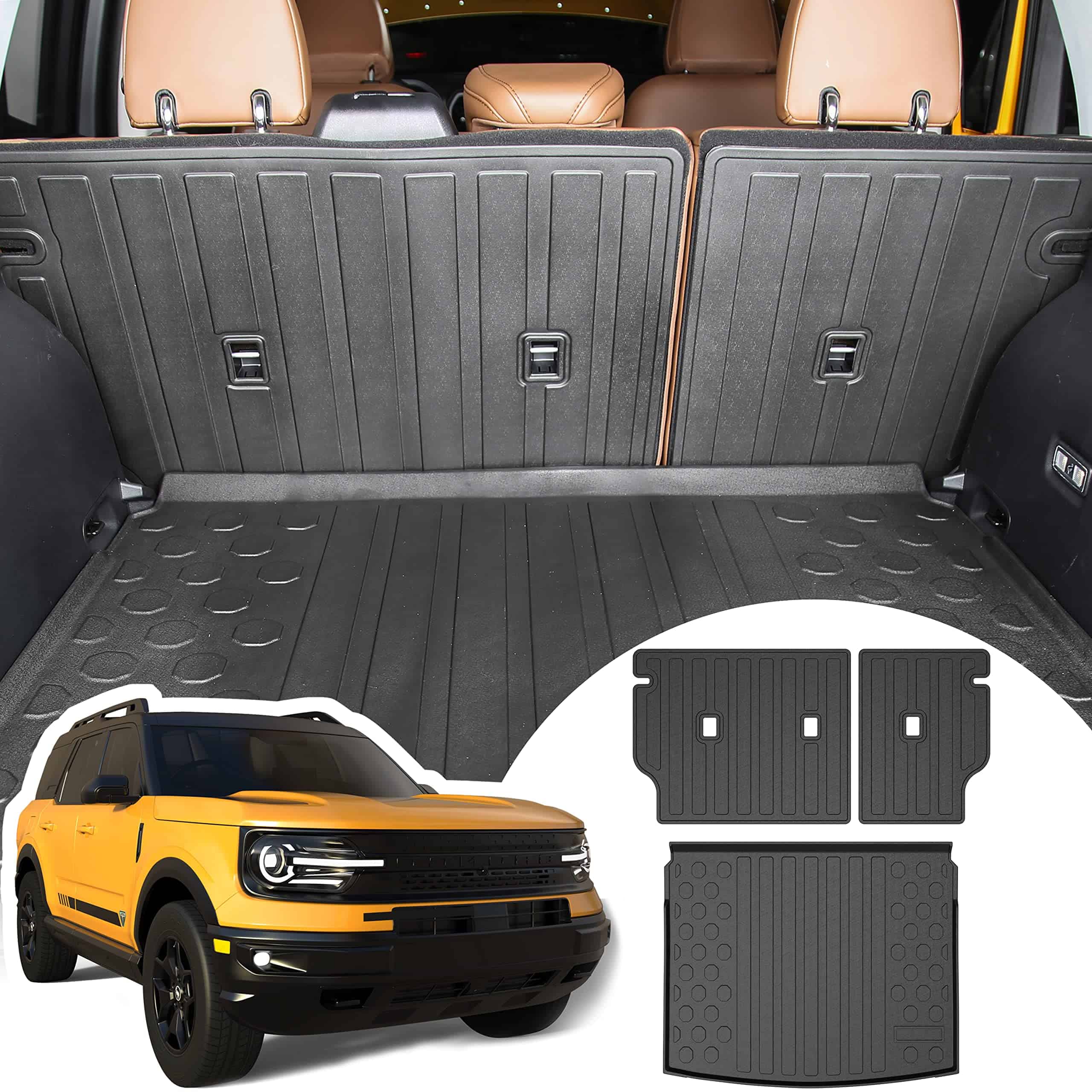 ZQULOYO Liners de Carga Alfombrilla Trasera para Accesorios