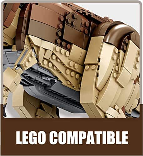 Set de Construcción de Dinosaurio Mundo Tiranosaurio Rex - Imagen 5