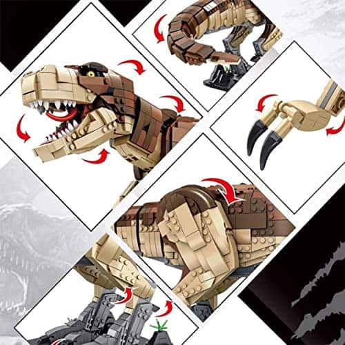 Set de Construcción de Dinosaurio Mundo Tiranosaurio Rex - Imagen 3