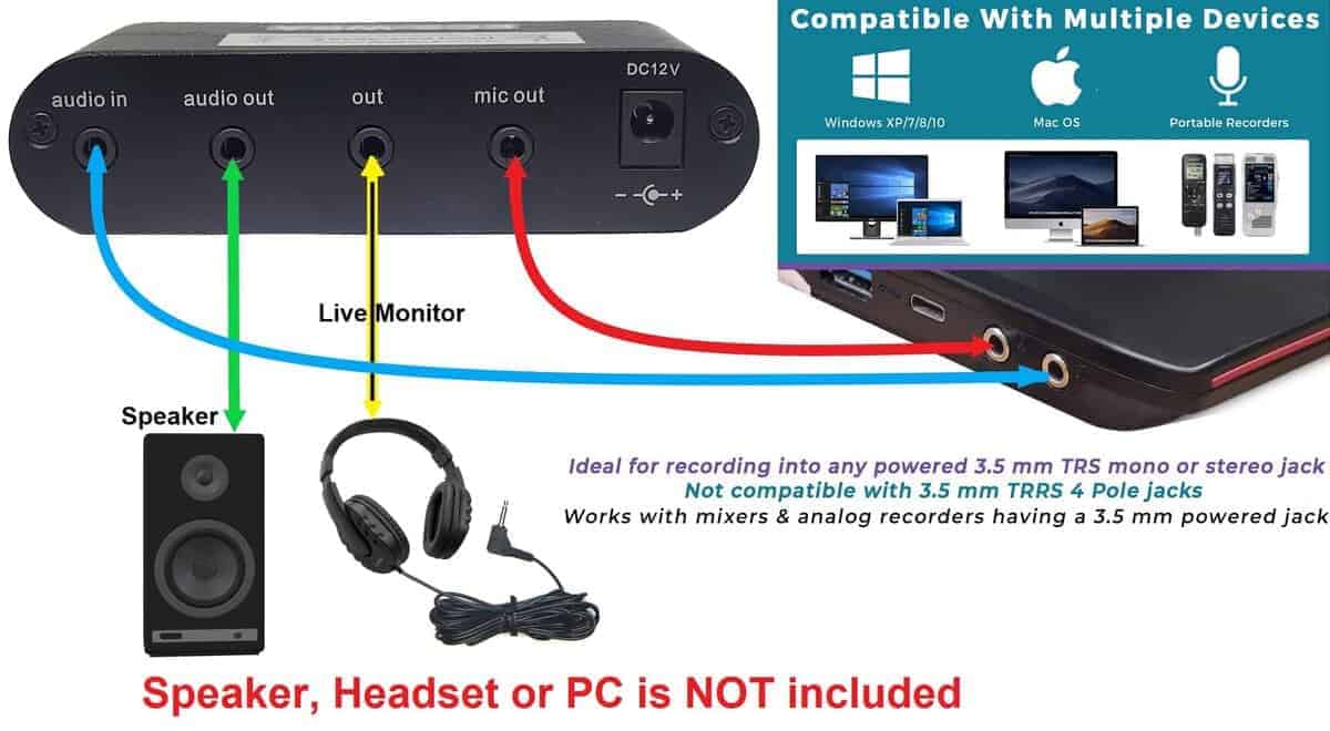 Amplificador ECS WordBooster para micrófono de condensador, - Imagen 7