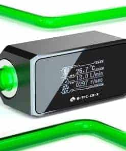 G1/4" Medidor de Flujo/Termómetro de Display OLED para