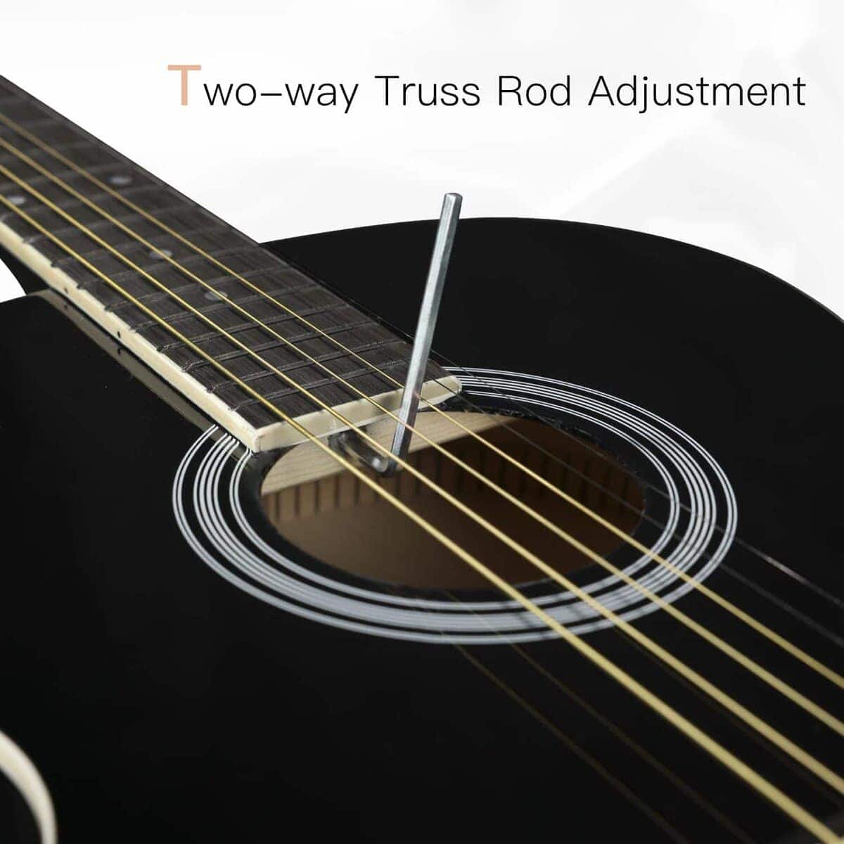 Guitarra Acústica WINZZ AF227A de Concierto de 39 Pulgadas - Imagen 8