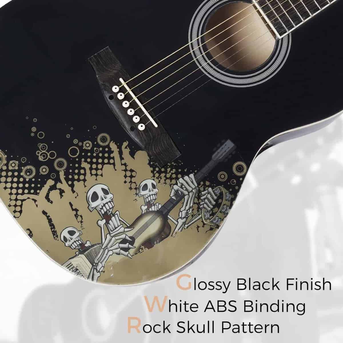 Guitarra Acústica WINZZ AF227A de Concierto de 39 Pulgadas - Imagen 6