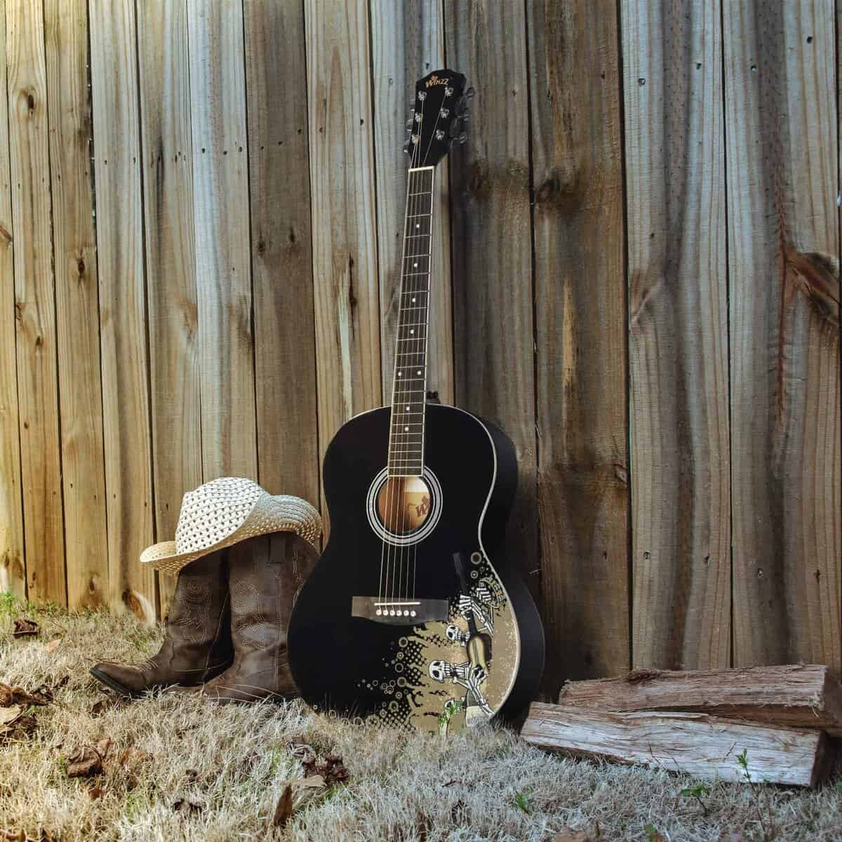 Guitarra Acústica WINZZ AF227A de Concierto de 39 Pulgadas - Imagen 4