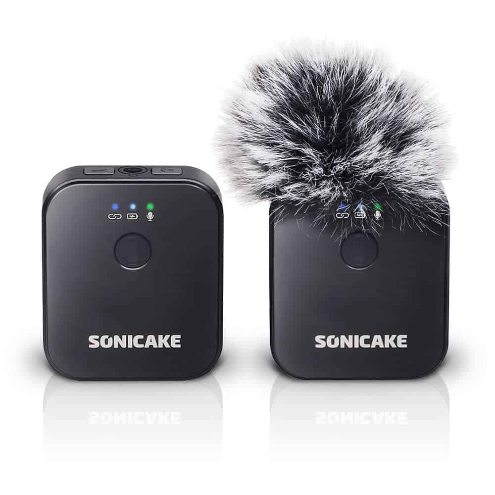 Micrófono Lavalier Inalámbrico SONICAKE 2.4GHz 50M de