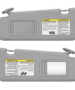 Visera solar izquierda y derecha con luz -Gris