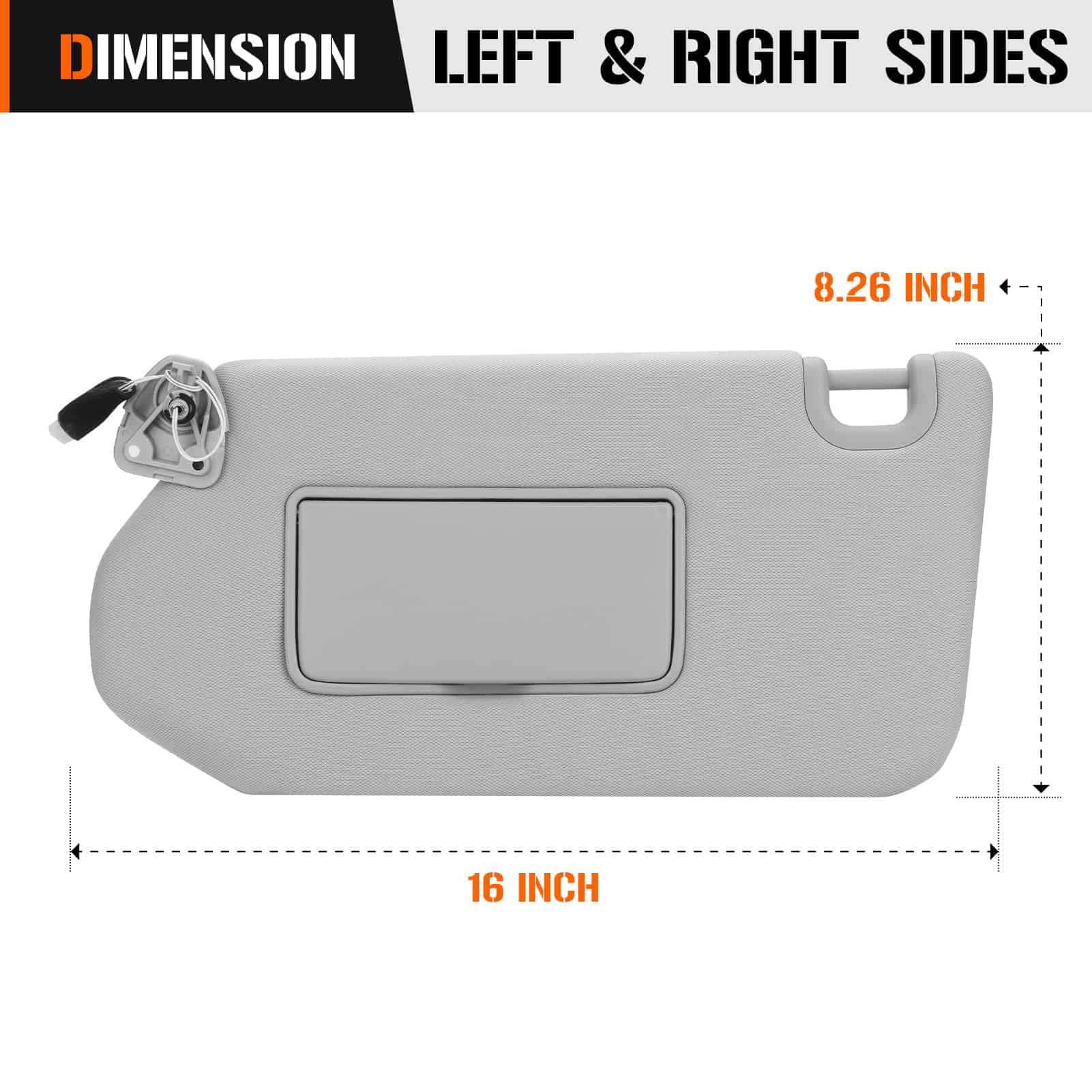 Visera para el Sol Izquierda y Derecha con Luz para Nissan - Imagen 9