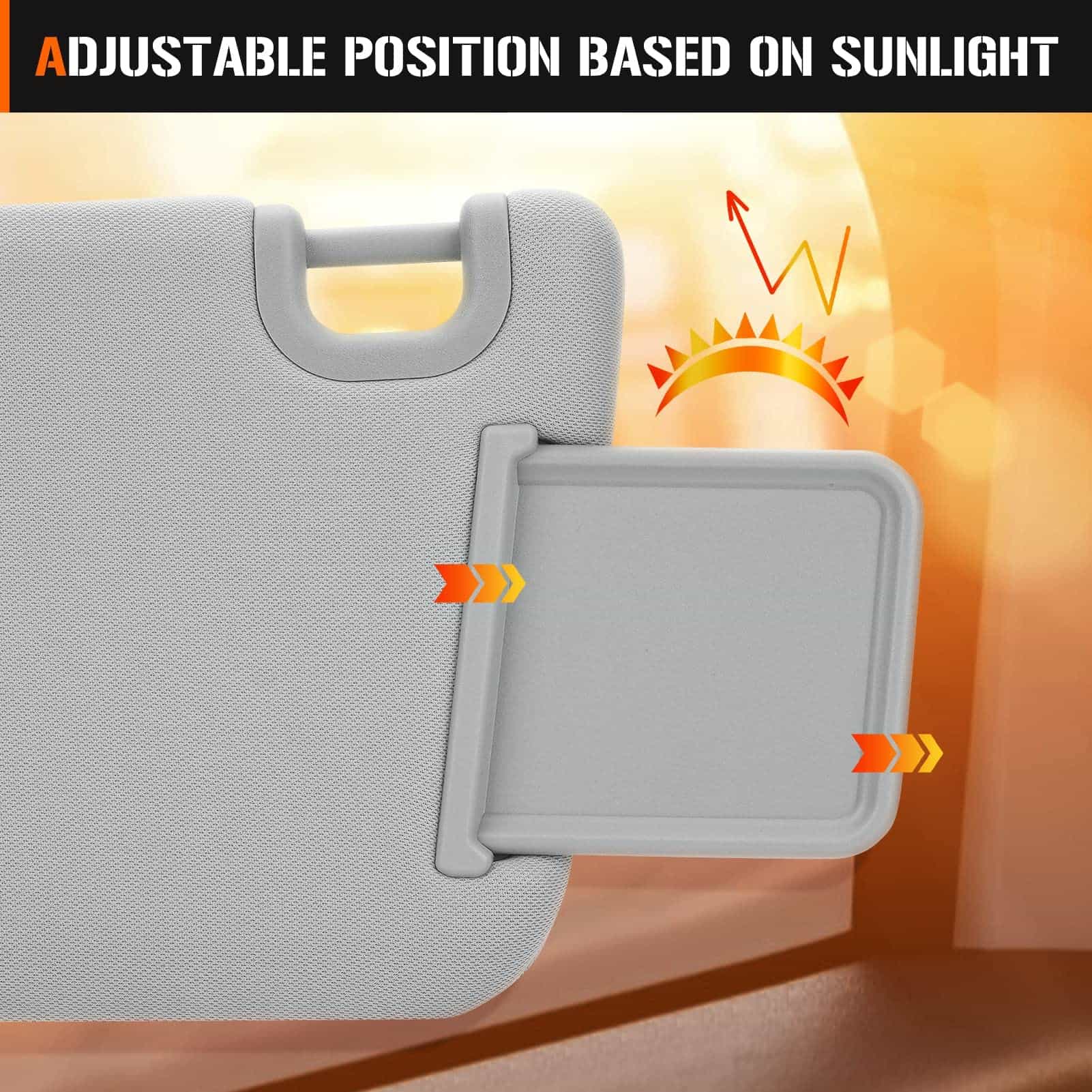 Visera para el Sol Izquierda y Derecha con Luz para Nissan - Imagen 8