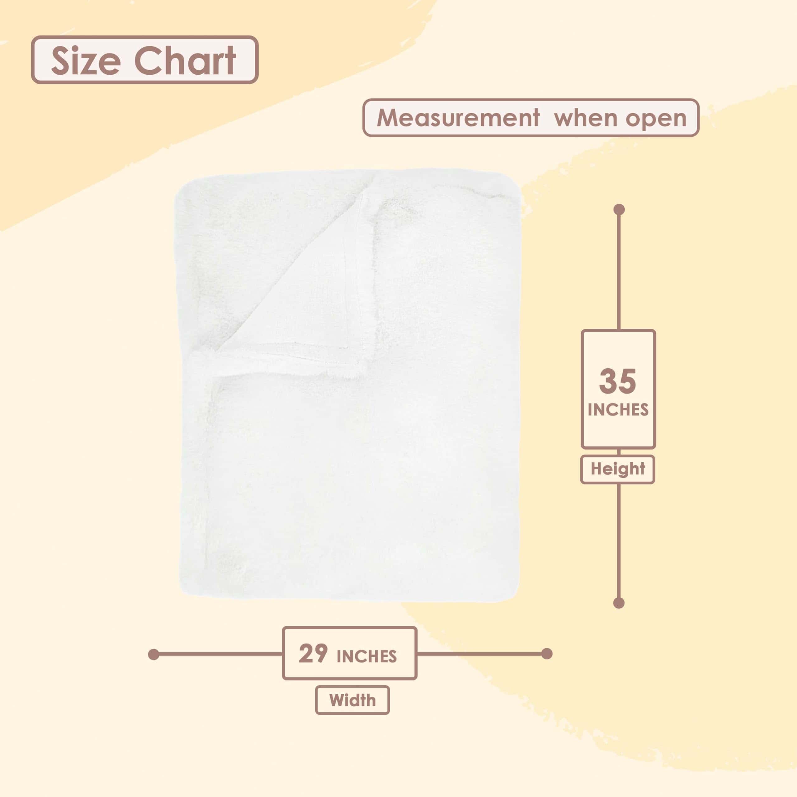 Manta de bebé de piel sintética blanca MON AMI Charmante - - Imagen 3