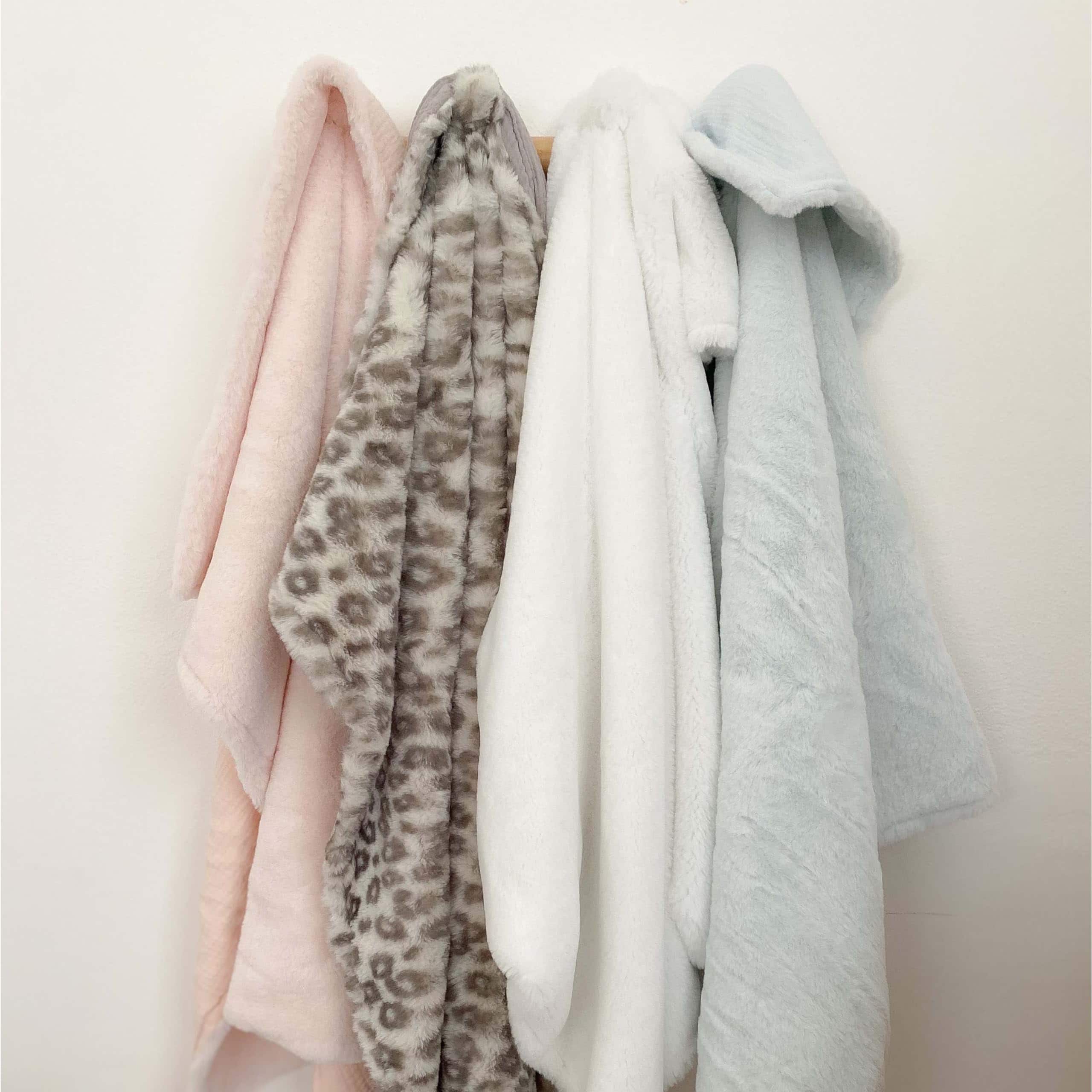 Manta de bebé de piel sintética blanca MON AMI Charmante - - Imagen 7