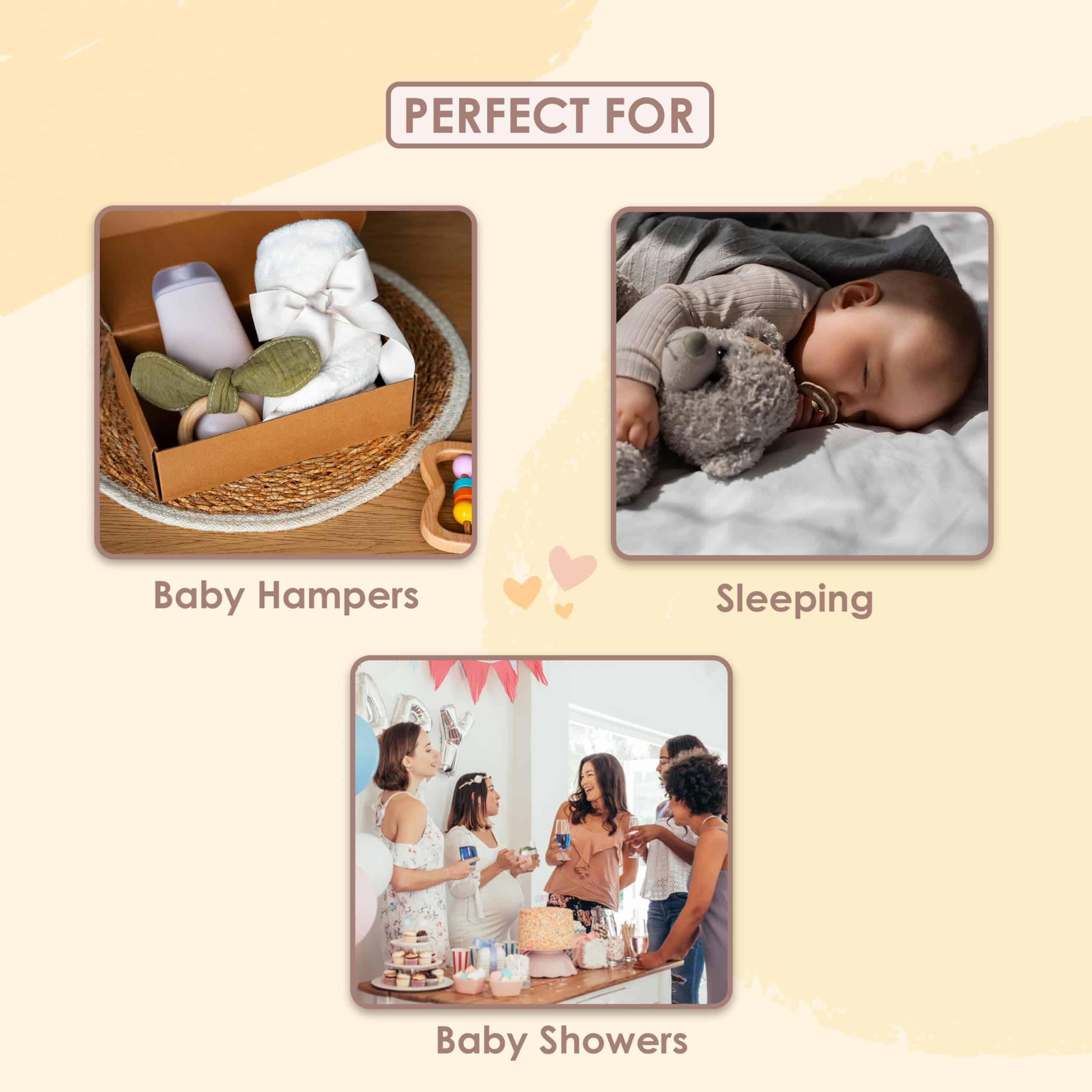 Manta de bebé de piel sintética blanca MON AMI Charmante - - Imagen 5