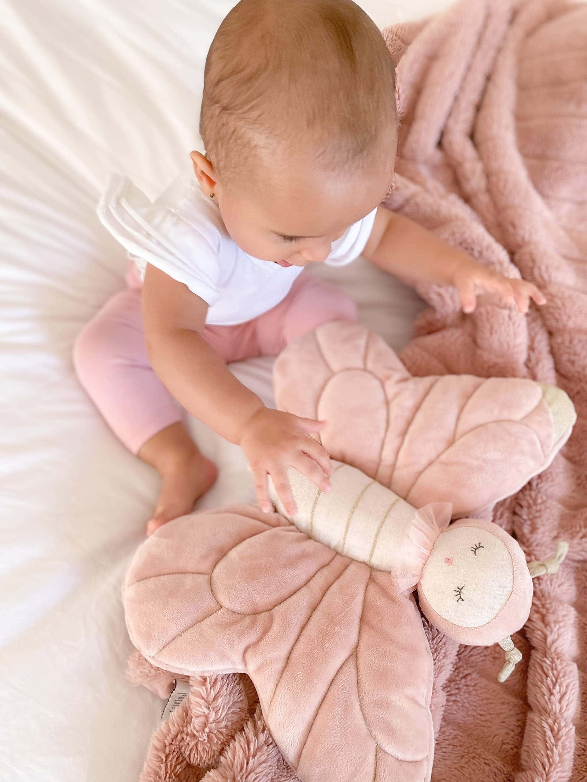 Peluche MON AMI Bettina La Mariposa - 16 Pulgadas Rosa, - Imagen 4