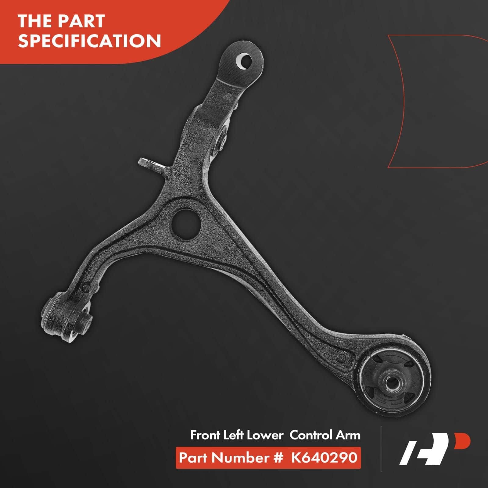 Brazo de Control Inferior Izquierdo A-Premium, con Buje, - Imagen 8