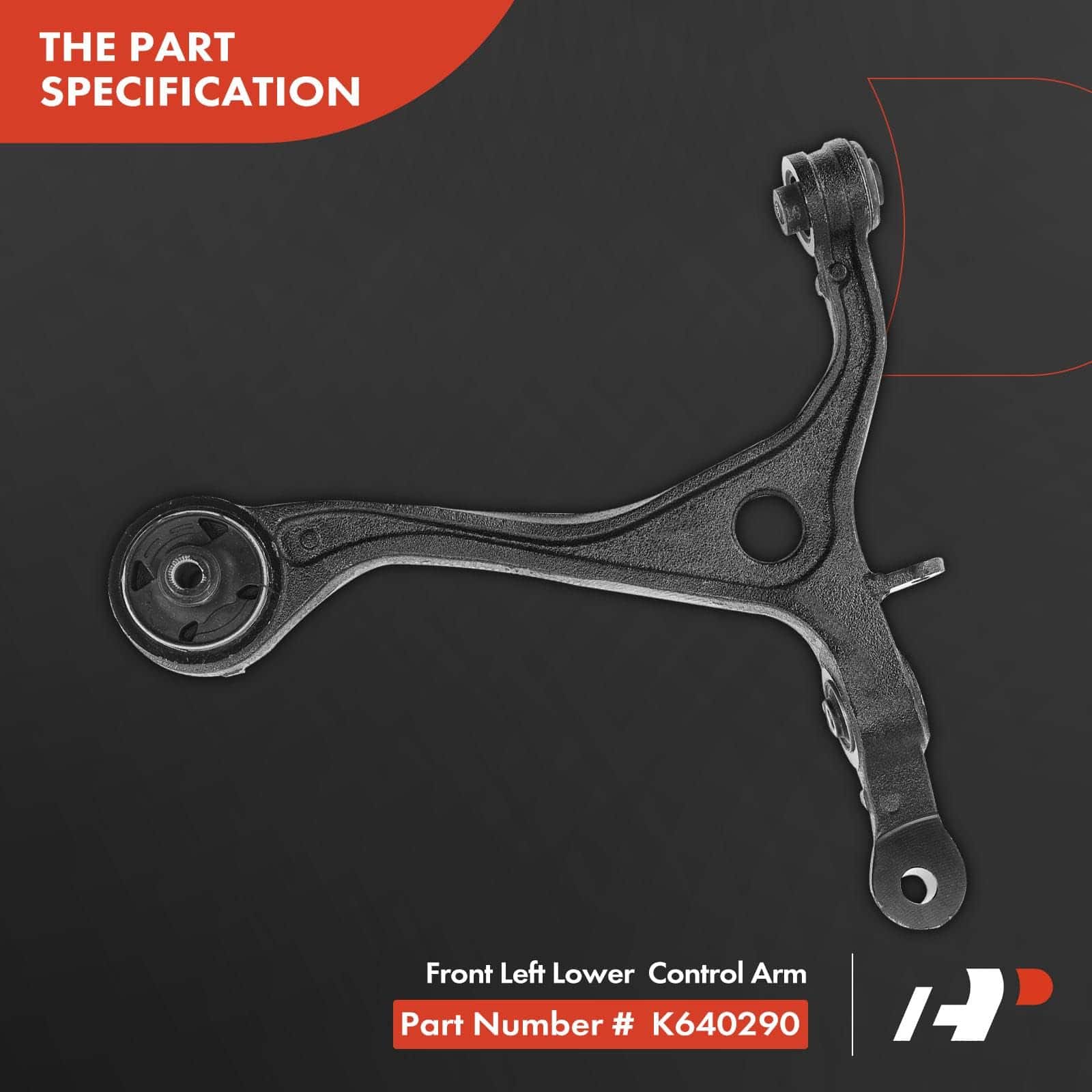 Brazo de Control Inferior Izquierdo A-Premium, con Buje, - Imagen 9