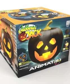 ANIMAT3D Jabberin' Jack XL Calabaza Negra Parlante Animada