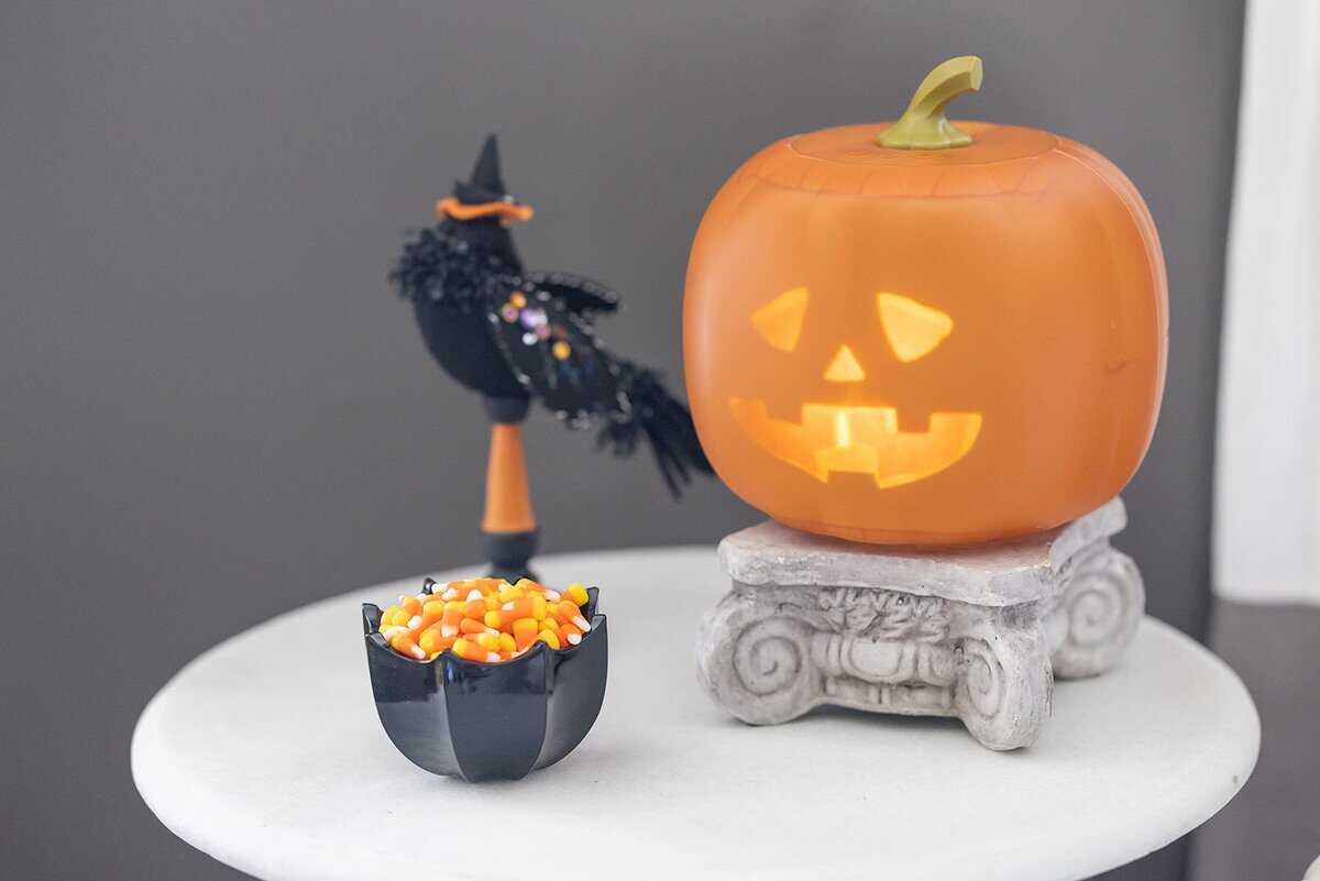 ANIMAT3D Jabberin' Jack XL Calabaza Negra Parlante Animada - Imagen 8