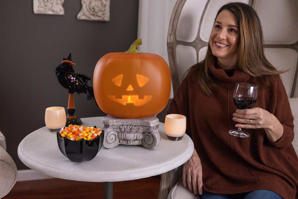 ANIMAT3D Jabberin' Jack XL Calabaza Negra Parlante Animada - Imagen 10