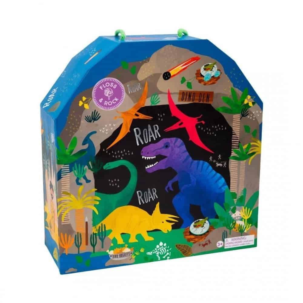 Floss & Rock Dino Kids Playbox, 18 Piezas de Madera, 11.2 - Imagen 3