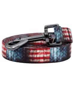 Collares y Correas de Bandera Americana Rústica | Licencia