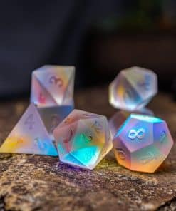 Set de Dados de D&D Crystal Polyhedral Role Playing para