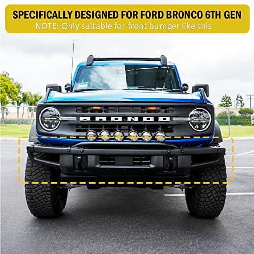 ANMOSVO para Ford Bronco Luces de Niebla para Defensa - Imagen 7