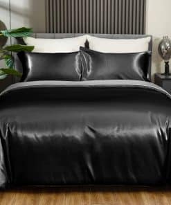 Juego de Edredón de Satén REDKEY Twin Suave y Lujoso