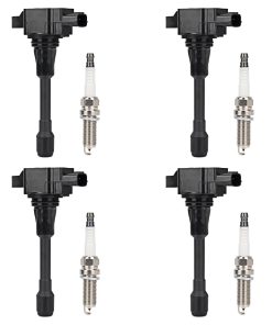 Conjunto de 4 Bobinas de Encendido UF549 y Bujía de Iridio