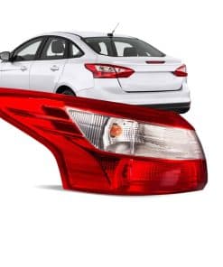 Faro trasero de freno izquierdo de la vivienda de la luz