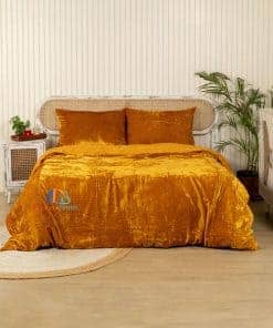 Funda de Edredón de Terciopelo Triturado Ultra-Luxe