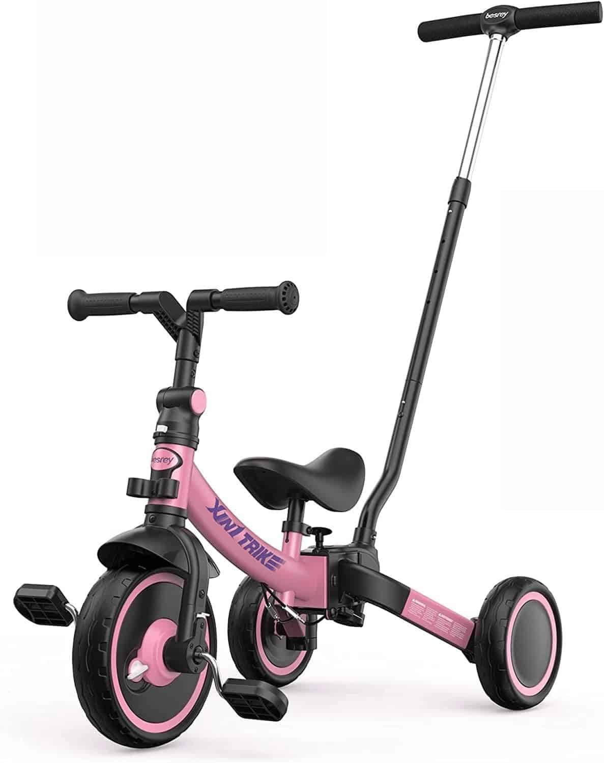 Bicicleta Todoterreno besrey 7 en 1 con Manillar de - Imagen 5