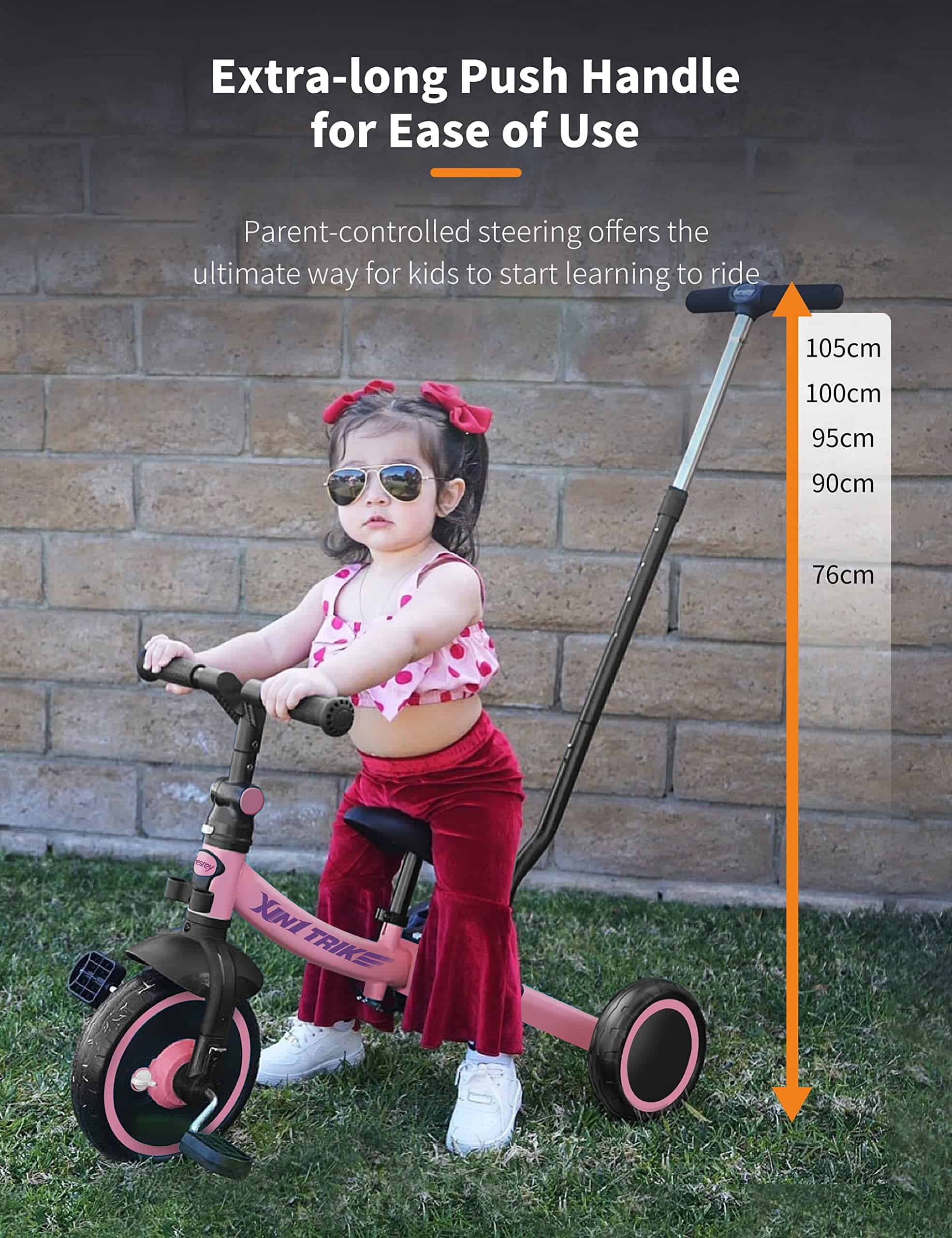 Bicicleta Todoterreno besrey 7 en 1 con Manillar de - Imagen 3