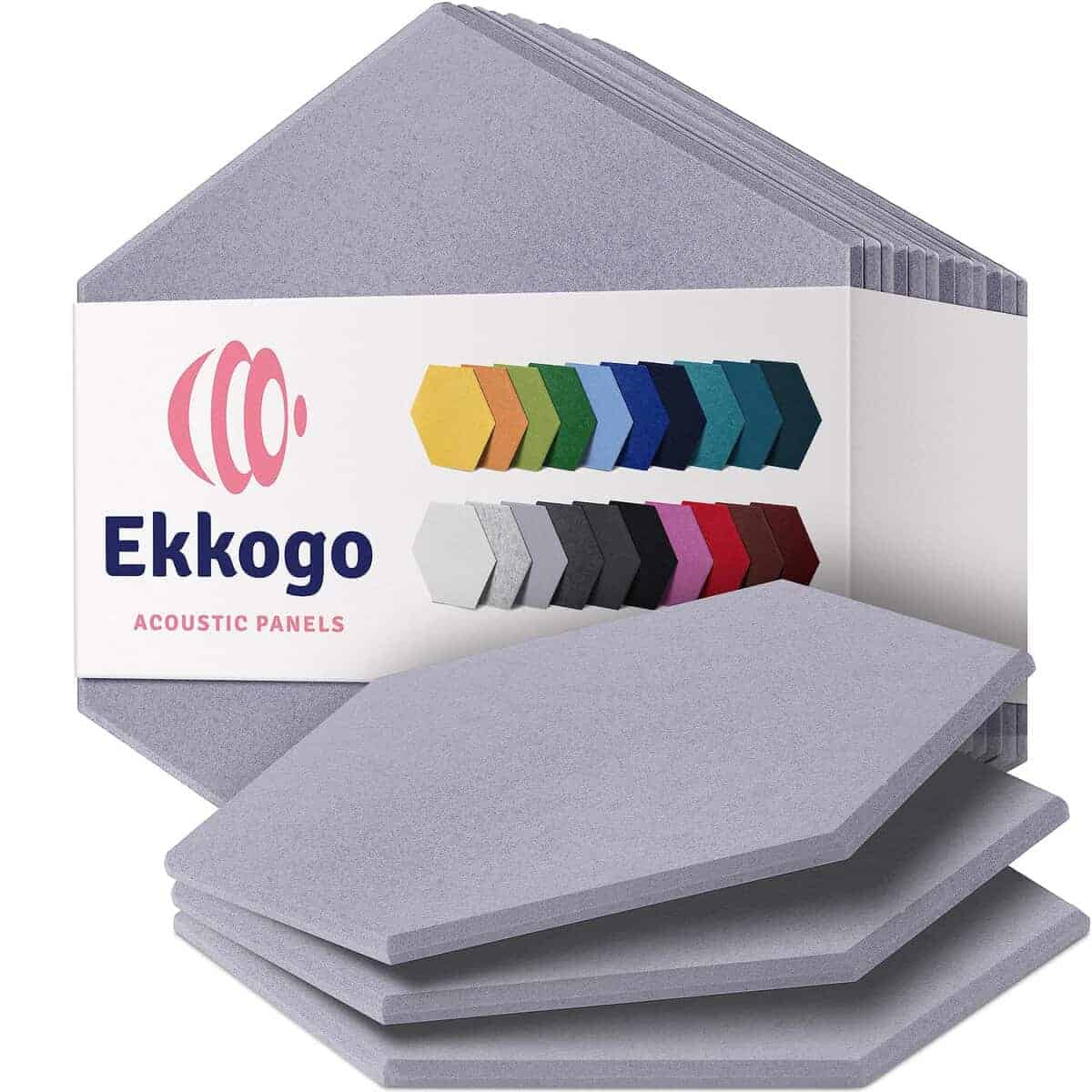 Paneles Acústicos Ekkogo Paquete de 12 Paneles -ris Nube]