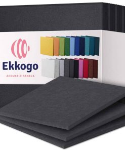 Paneles Acústicos Ekkogo Paquete de 12 Paneles -Cuadrado]