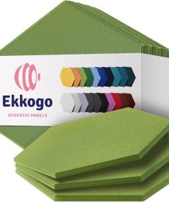 Paneles Acústicos Ekkogo Paquete de 12 Paneles -erde Gin]