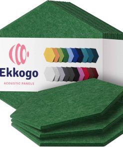 Paneles Acústicos Ekkogo Paquete de 12 Paneles -e Oscuro]