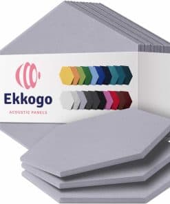 Paneles Acústicos Ekkogo Paquete de 12 Paneles -ris Nube]