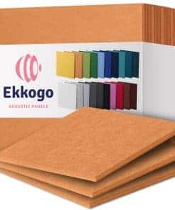Paneles Acústicos Ekkogo 12-Pack Paneles -Cuadrado]