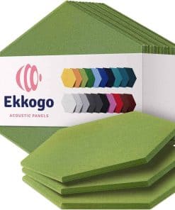 Paneles Acústicos Ekkogo Paquete de 12 Paneles -erde Gin]