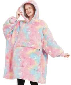 Manta con capucha luminosa Glow in The Dark para adultos