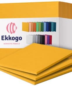 Paneles Acústicos Ekkogo de 12 Piezas Paneles -Cuadrado]