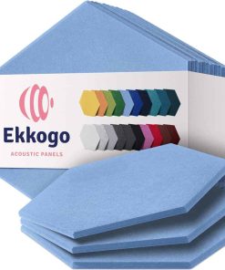 Paneles Acústicos Ekkogo Pack de 12 Paneles Absorbentes de