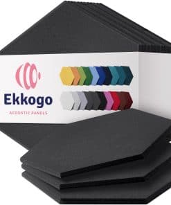 Paneles Acústicos Ekkogo Paquete de 12 -Gris Oscuro